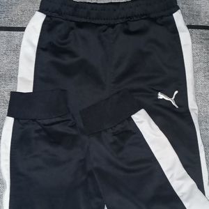 Puma,boys, black, 6, joggers
